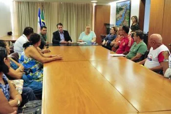 Coletiva de imprensa com o Prefeito Luciano Rezende sobre os Terrenos de Marinha