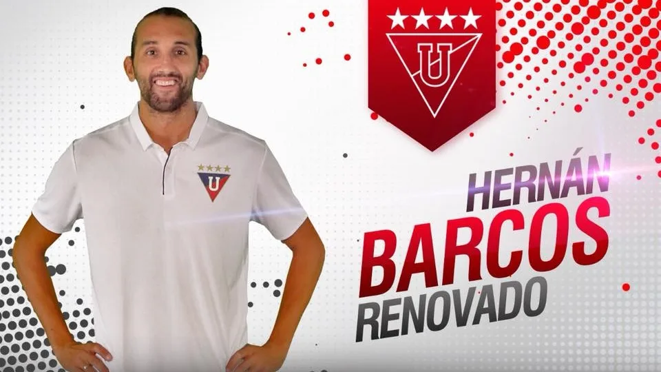 Na mira de clubes brasileiros, Barcos renova contrato e permanece na LDU