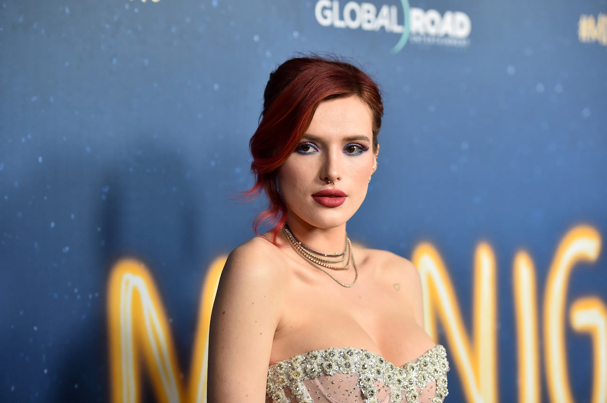 HOLLYWOOD, CA – MARCH 15: Bella Thorne attends Global Road Entertainment’s world premiere of ‘Midnight Sun’ at ArcLight Hollywood on March 15, 2018 in Hollywood, California. (Photo by Alberto E. Rodriguez/Getty Images)