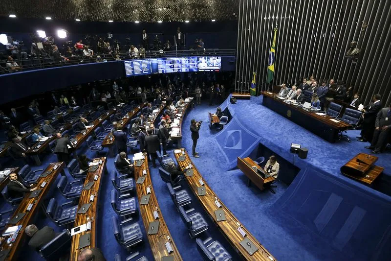 Brasília – Tem início o primeiro dia da sessão de julgamento do impeachment da Presidente afastada, Dilma Rousseff. (Marcelo Camargo/Agência Brasil)