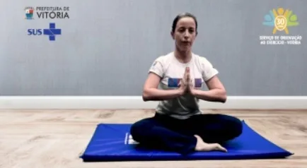 Serviço de Orientação ao Exercício oferece videoaulas gratuitas de ioga, meditação, dança e funcional