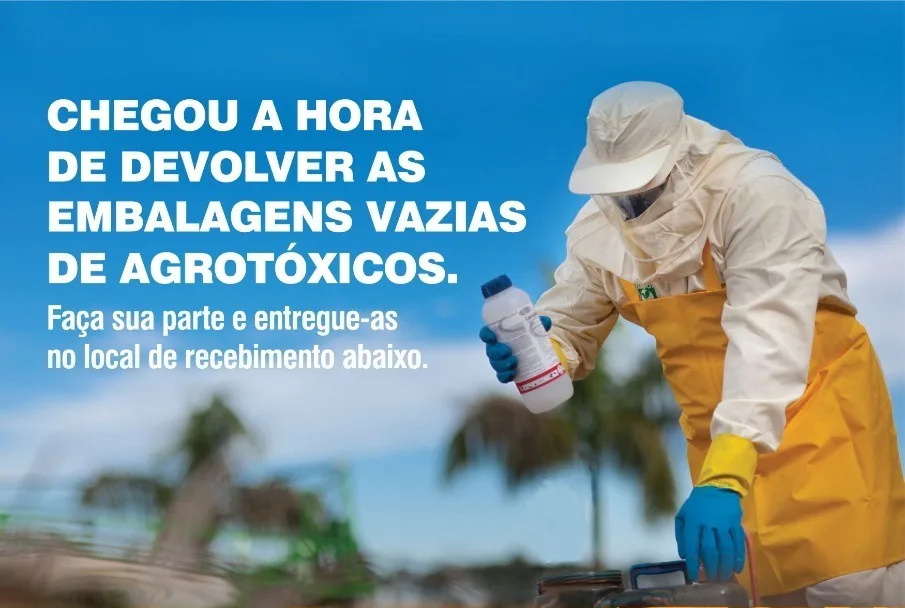 Embalagens vazias de agrotóxicos serão recolhidas em comunidades de Guarapari