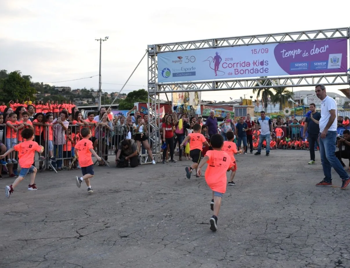 Corrida Kids da Feira da Bondade em Cachoeiro terá 400 vagas