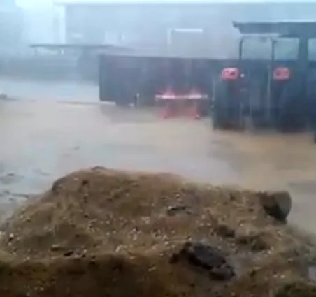 Chuva de granizo atinge cidade da Região Serrana do Espírito Santo