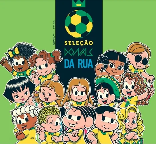 'Turma da Mônica' faz homenagem para a Copa do Mundo de Futebol Feminino