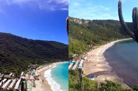 Vazamento deixa praias de Arraial do Cabo impróprias para banho