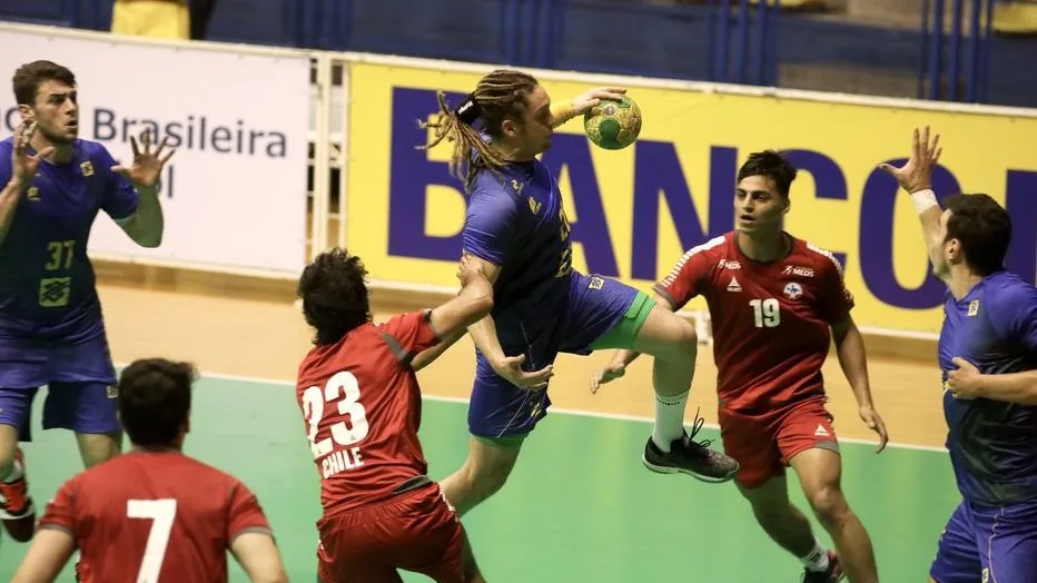 Com facilidade, seleção masculina de handebol derrota o Chile em amistoso