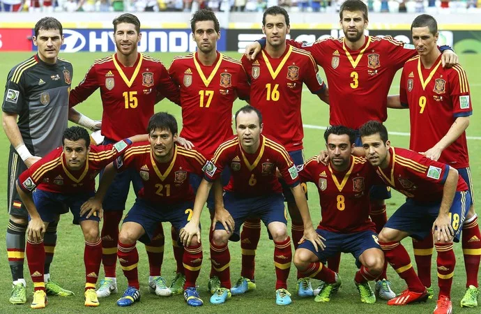 Espanha empata com Brasil em 7º no ranking da Fifa