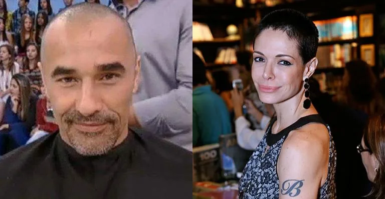 Babi Xavier e Luciano Szafir raspam a cabeça para nova fase da novela “Os Dez Mandamentos”