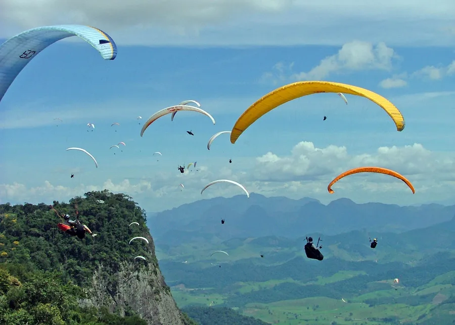 Etapa do Brasileiro de Parapente deixará o céu de Castelo mais uma vez colorido