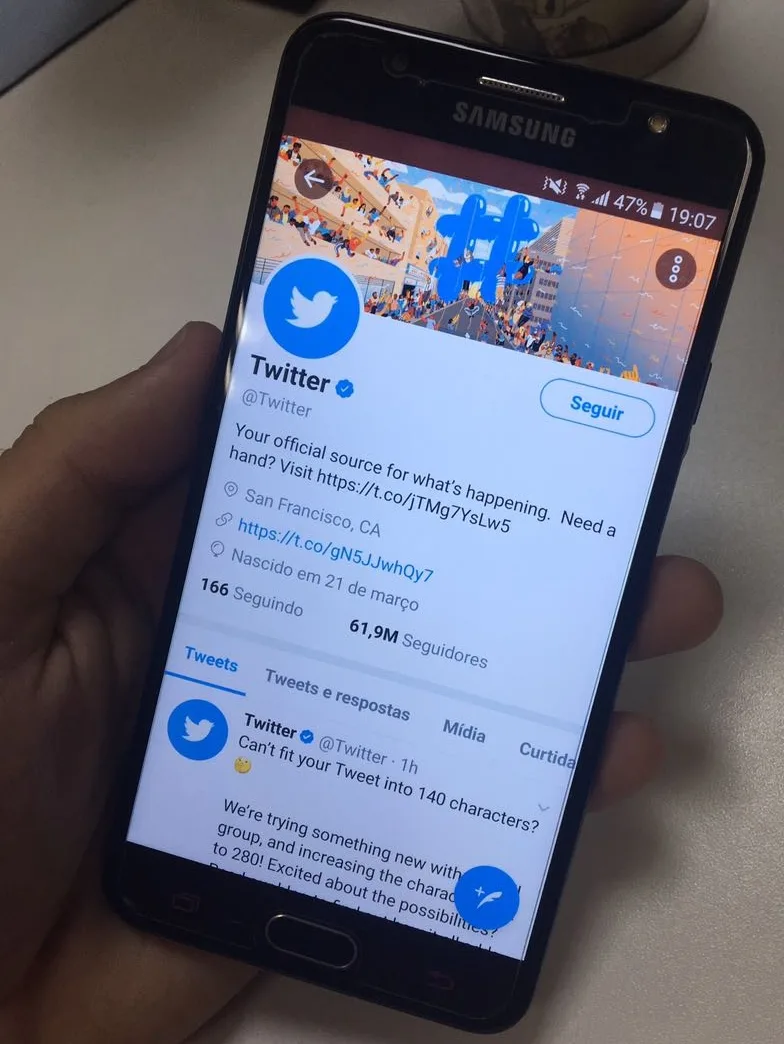 Twitter vai dobrar limite de caracteres para postagens