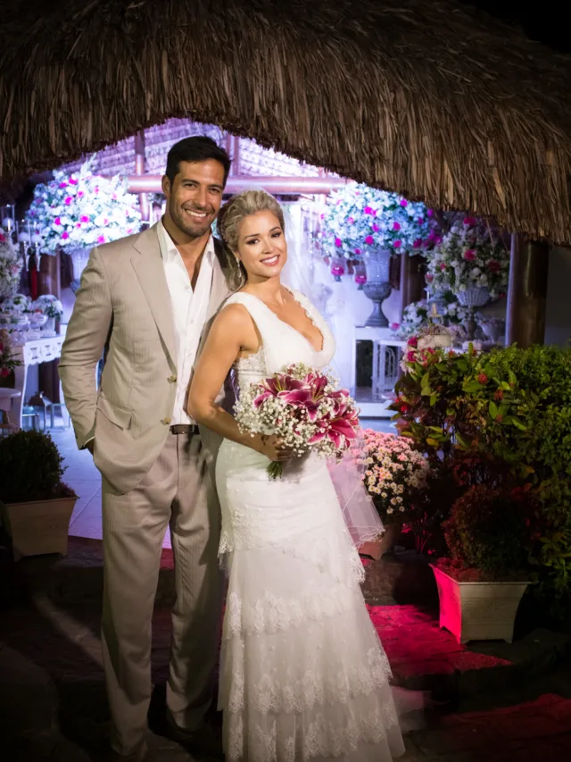 Veja como foi o casamento da ex-peoa capixaba Aryane Steinkopf e Beto Malfacini