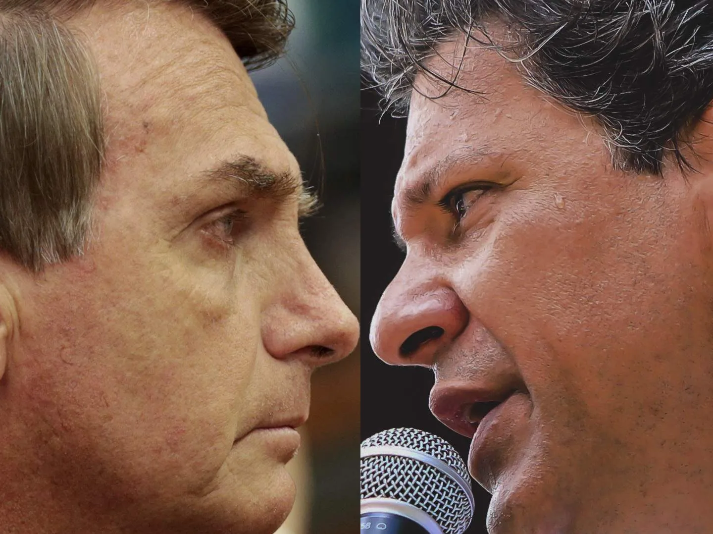 Bolsonaro e Haddad expõem o estilo pessoal nesta reta final