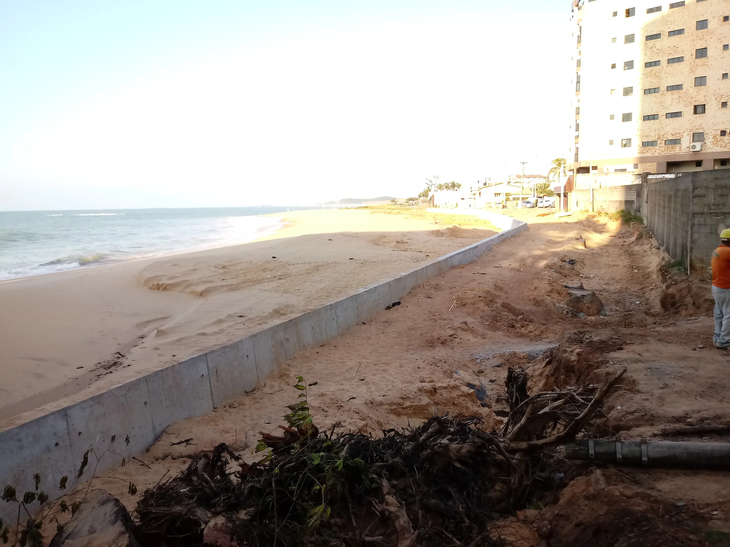 Obra segue em Guarapari, mas não agrada moradores