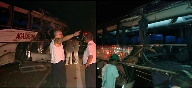 Acidente entre ônibus e carreta deixa uma pessoa morta e vários feridos em Mimoso do Sul