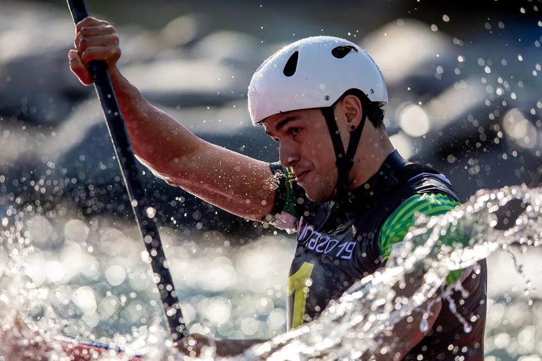 Canoagem slalom: Pepê Gonçalves garante vaga em Tóquio 2020