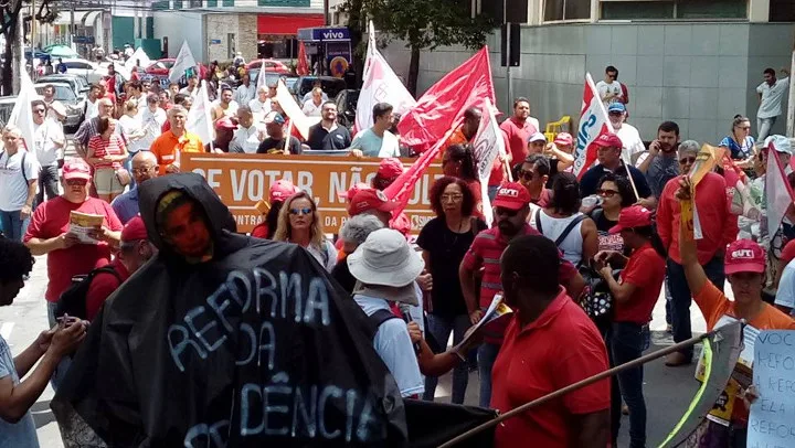 Protesto contra Reforma da Previdência em Vitória