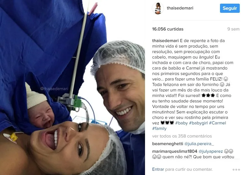 Sorriso de bebê brasileiro após o parto faz sucesso na imprensa internacional