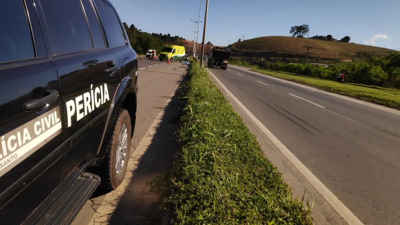 Homem morre após ser atropelado na Rodovia do Contorno em Cariacica