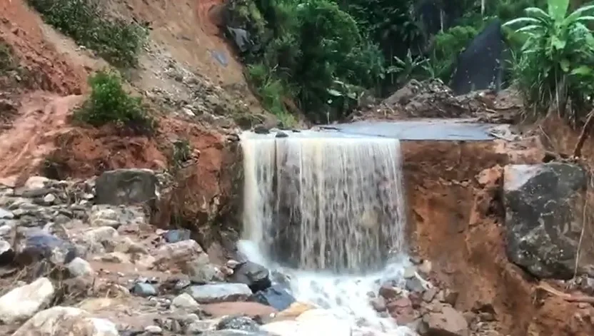 Três rodovias estaduais do Sul do ES continuam interditadas e sem prazo para liberação