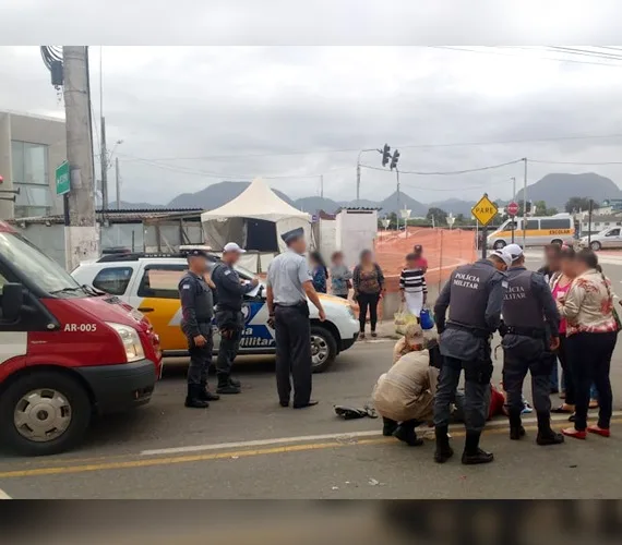 Motociclista de Guarapari é derrubado por acidente nesta quinta-feira (15)