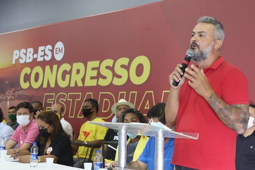 Neto Barros no congresso do PSB