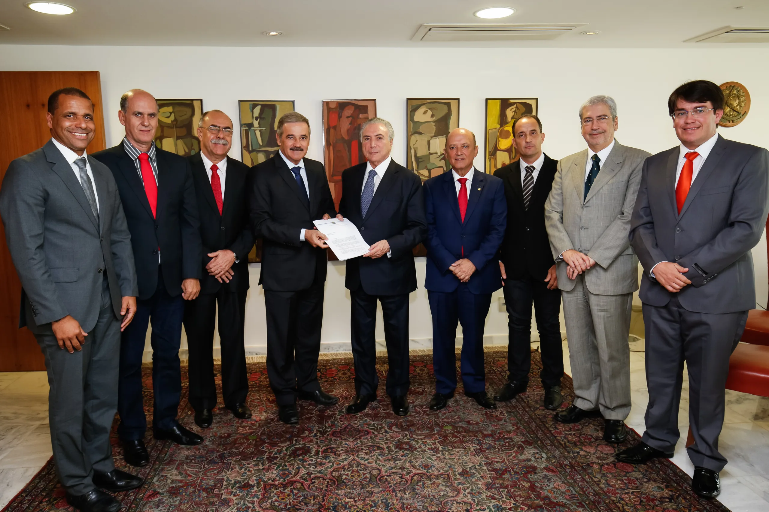 (Brasília – DF, 23/03/2017) ReunIão com o deputado Lelo Coimbra (PMDB/ES). Foto: Alan Santos/PR