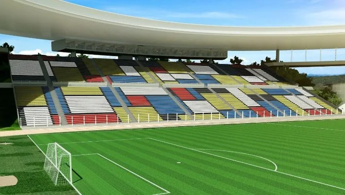 Estádio Kleber Andrade, que receberá a Seleção de Camarões, ficará pronto em cima da hora