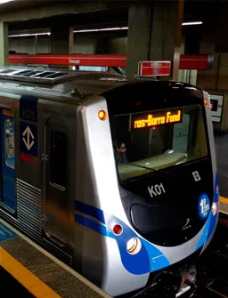 Trens do Metrô de SP rodaram menos em 2014