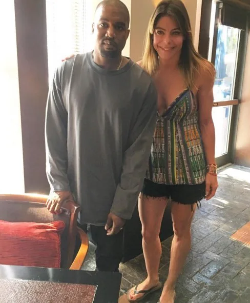 Daniella Cicarelli encontra Kanye West tomando café da manhã em Miami