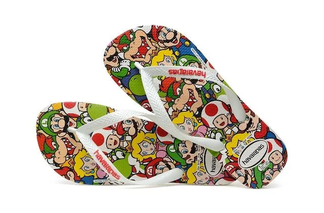 Havaianas lança chinelos temáticos de "Mario"