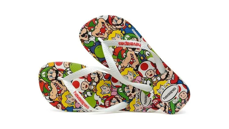 Havaianas lança chinelos temáticos de "Mario"