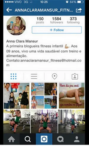 Blogueira fitness de 9 anos causa polêmica na web