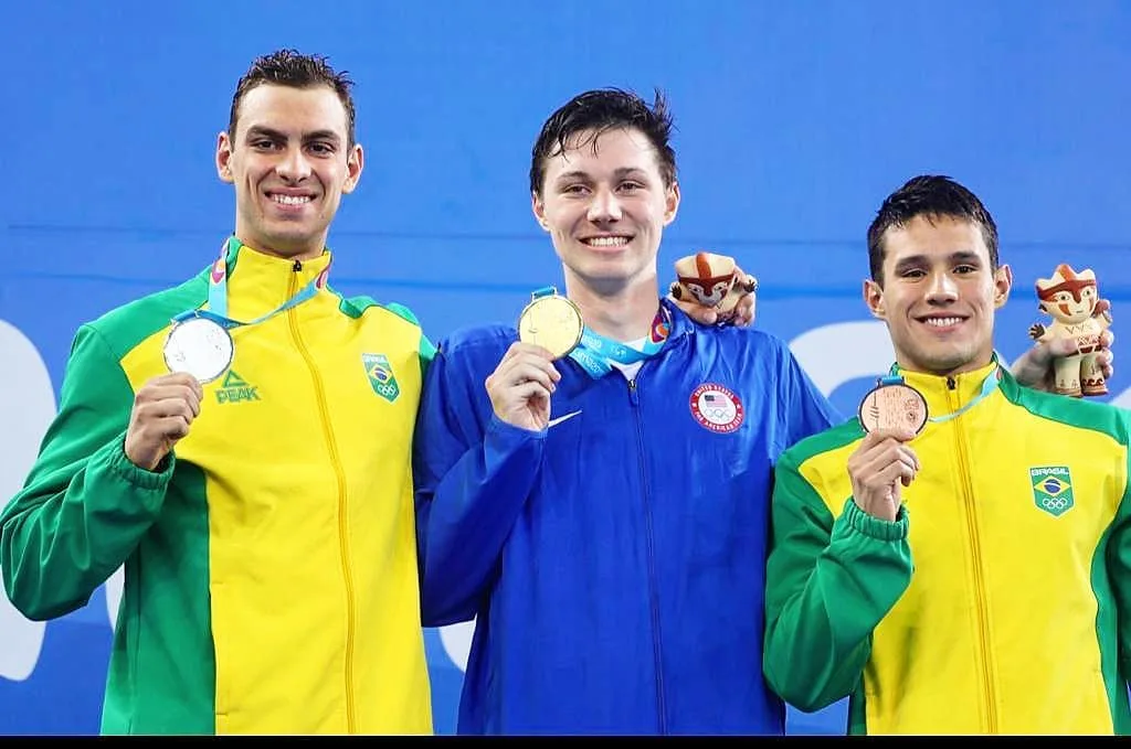 Com ouro de Scheffer nos 200m livre, Brasil leva 6 medalhas na natação