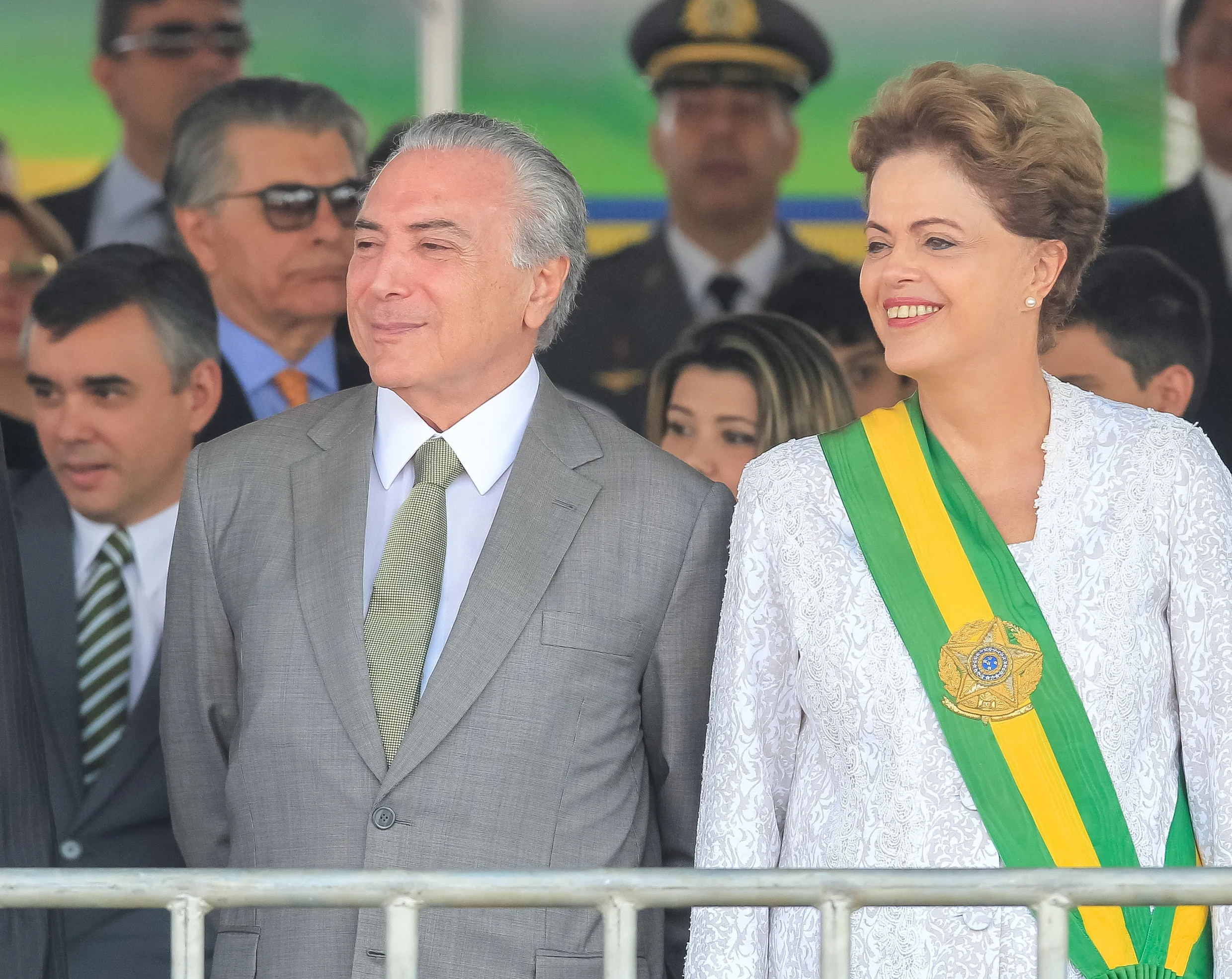 Brasília – DF, 07/09/2015. Presidenta Dilma Rousseff durante o desfile cívico-militar de 7 de Setembro em comemoração ao Dia da Independência. Foto: Ichiro Guerra/PR