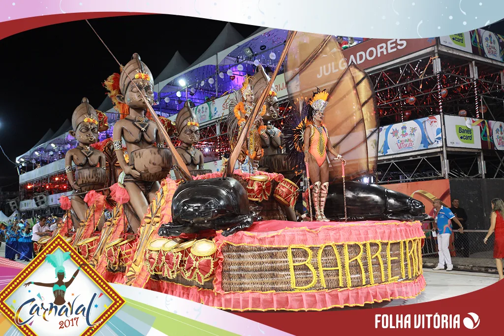 Barreiros encerra desfile do Grupo A no Carnaval de Vitória