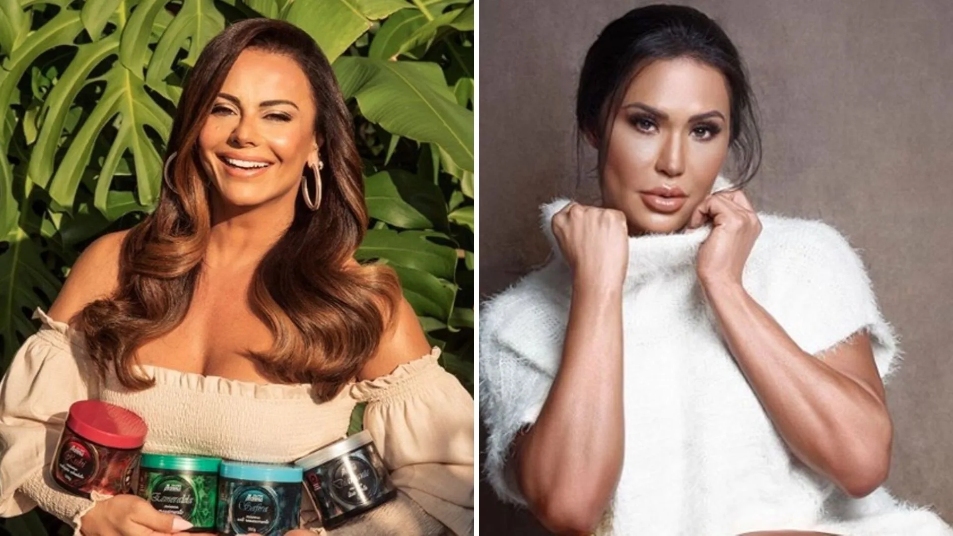 Gracyanne Barbosa revela que Belo elogia Viviane Araújo e aprova encontro dos dois: 'Seria maravilhoso'