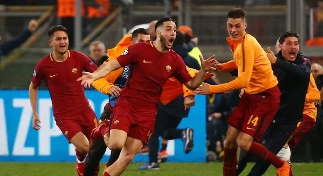 Roma faz 3 a 0 no Barcelona, busca virada improvável e vai às semifinais