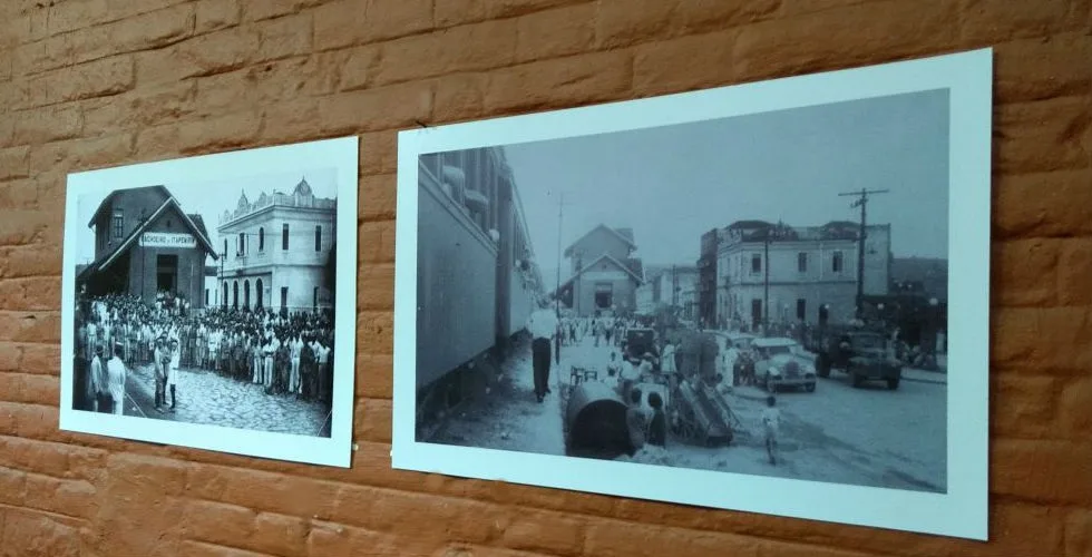 Exposição reconta história do Museu Ferroviário de Cachoeiro através de fotos, planta e mapa