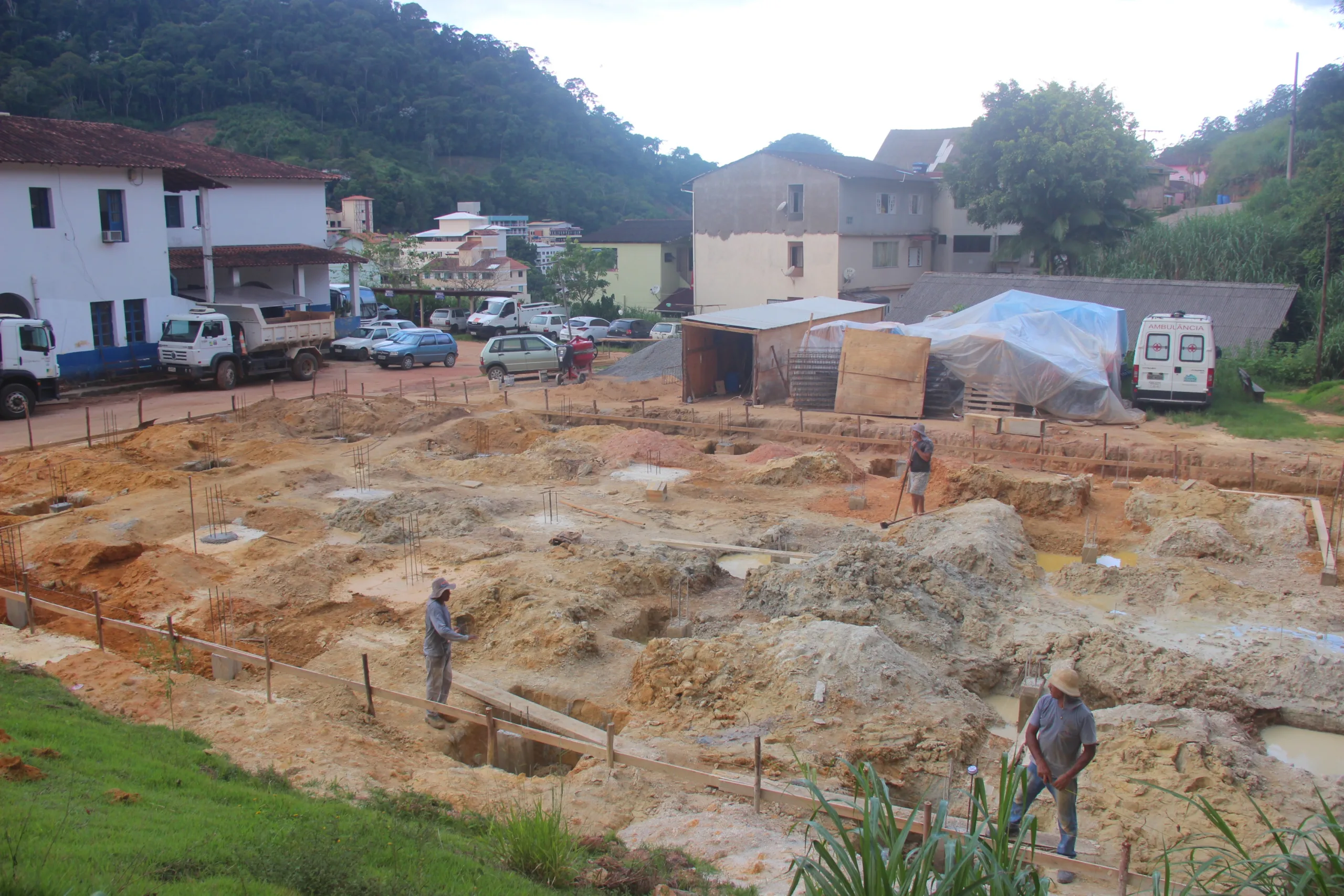 Centro de Convivência está sendo construído em Domingos Martins