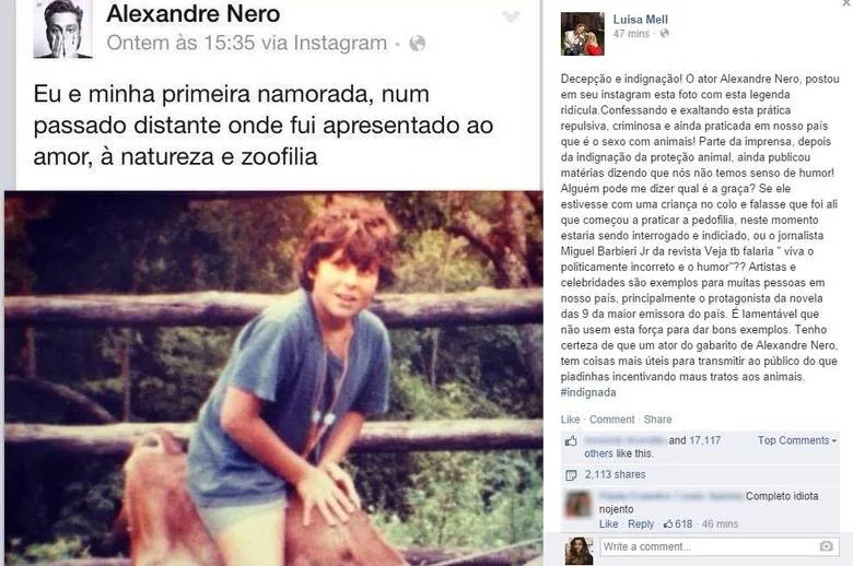 Alexandre Nero faz declaração polêmica nas redes sociais e revolta seguidores