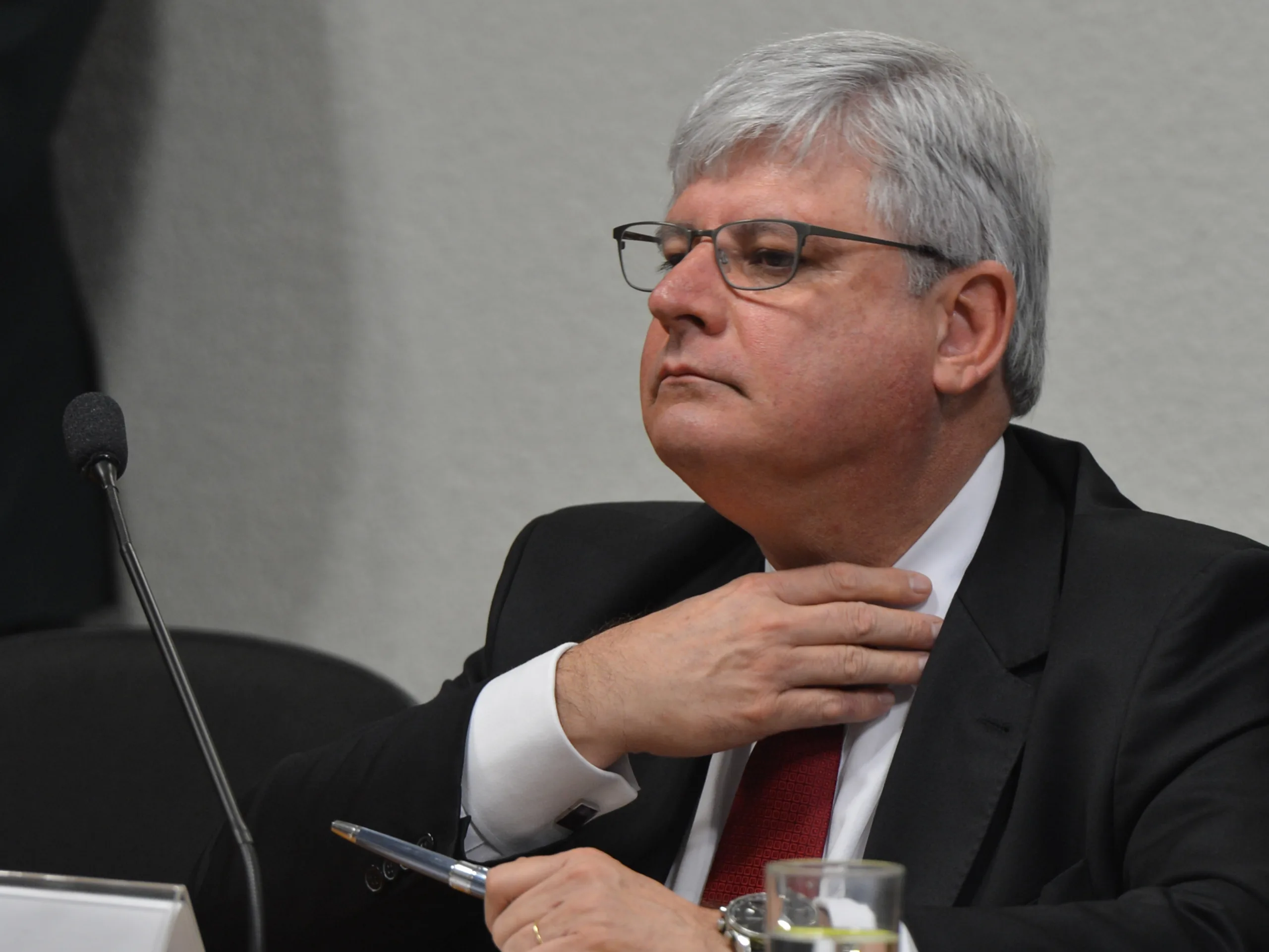 O procurador-geral da República, Rodrigo Janot, apresentou os resultados de setembro de 2013 a agosto de 2014 na CCJ do Senado.(Antônio Cruz/ Agência Brasil)