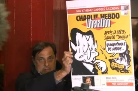 Jornal Nacional comete gafe na cobertura do atentado ao semanário Charlie Hebdo