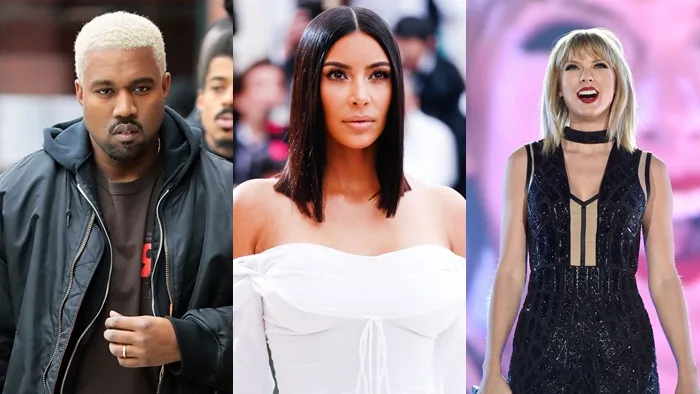 Kim Kardashian sente que nova música de Taylor Swift será uma indireta para ela e Kanye West