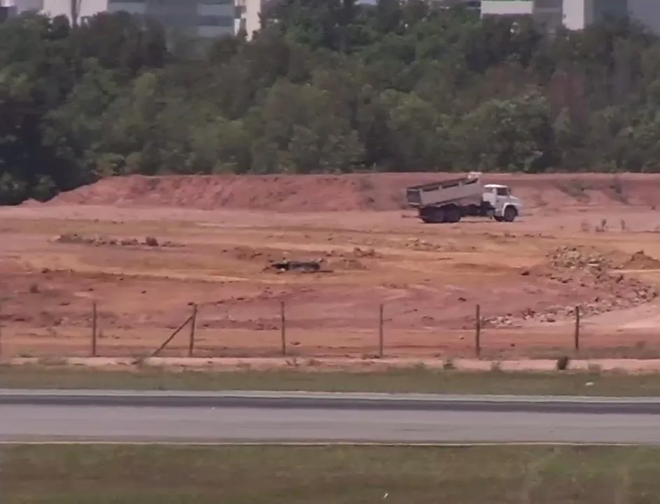 Infraero é multada por emissão de pó vermelho nas obras do aeroporto