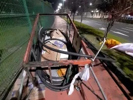 Suspeito de furtos de fios na Ponte da Passagem é preso em flagrante