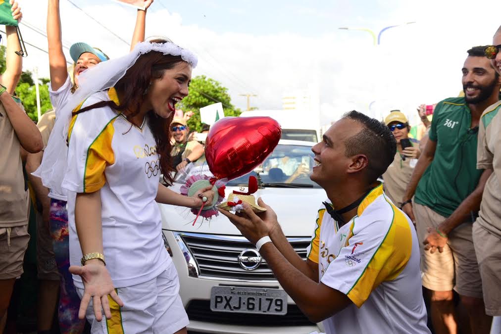 Amor toma conta de Revezamento da Tocha Olímpica Rio 2016 em São Luís