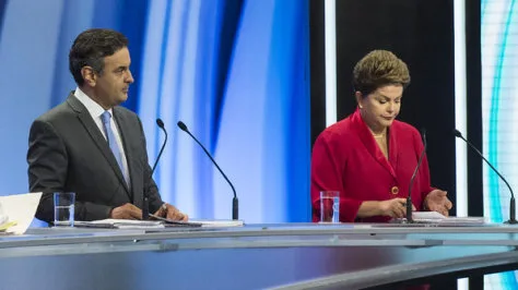 Dilma e Aécio se enfrentam novamente em debate da Rede Record/TV Vitória neste domingo