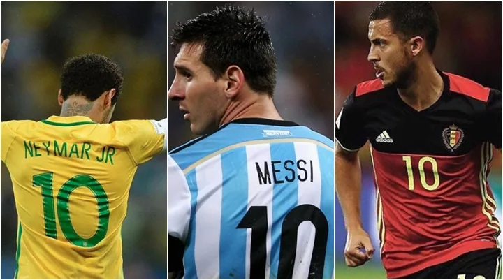 Neymar, Messi e Hazard! Conheça todos os camisas 10 da Copa 2018