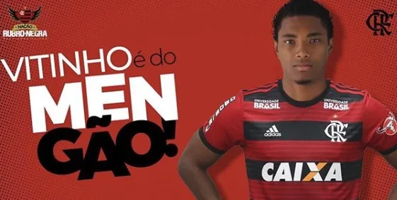 Flamengo anuncia a contratação do atacante Vitinho, do CSKA